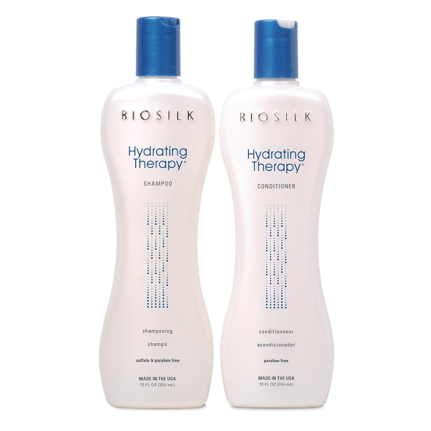 Hydrating Therapy Shampoo & Conditioner, Replenishes Hair Moisture & Coarse Hair, Sulfate, Paraben, & Cruelty-Free, 12 Oz (2 Count)
