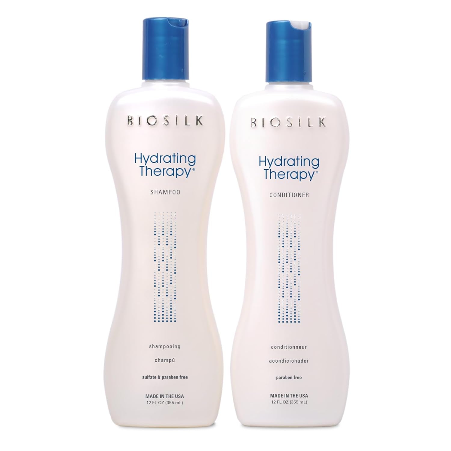 Hydrating Therapy Shampoo & Conditioner, Replenishes Hair Moisture & Coarse Hair, Sulfate, Paraben, & Cruelty-Free, 12 Oz (2 Count)