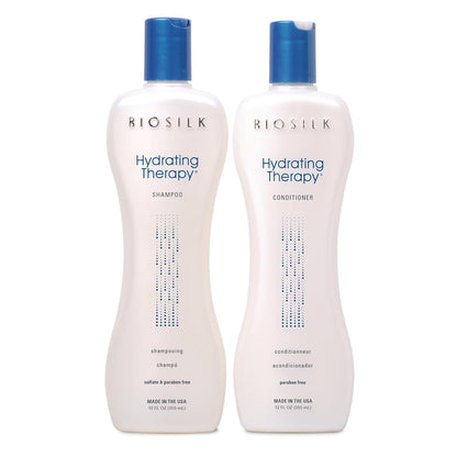 Hydrating Therapy Shampoo & Conditioner, Replenishes Hair Moisture & Coarse Hair, Sulfate, Paraben, & Cruelty-Free, 12 Oz (2 Count)