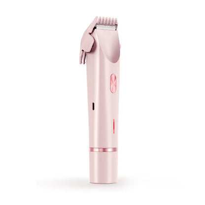 Dual Head Electric Hair Trimmer for Women - Rechargeable Wet/Dry Painless Shaver for Body and Sensitive Areas