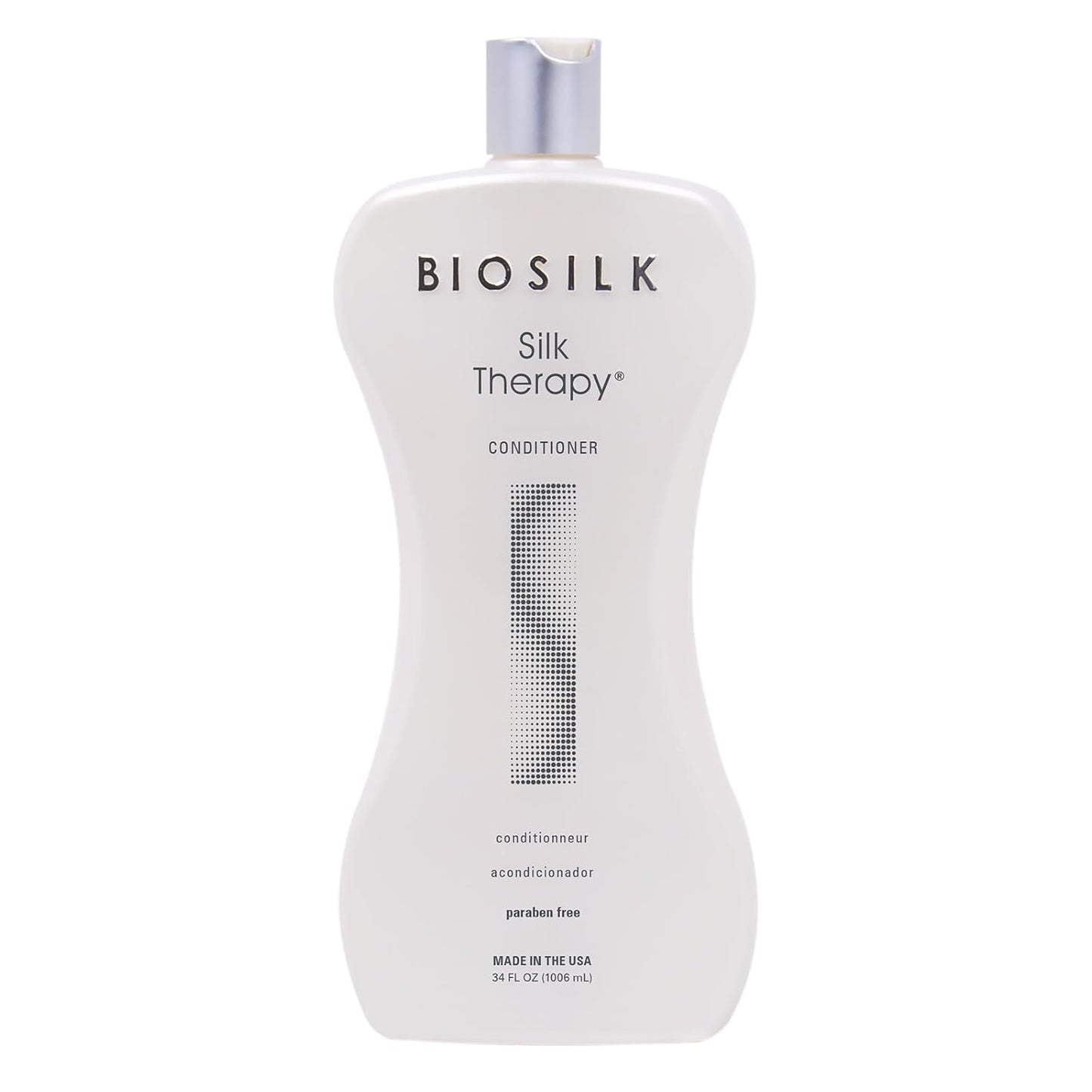 Silk Therapy Conditioner, Moisturizes & Conditions Hair for Incredible Shine, Detangles & Provides Heat Protection, Sulfate-Free, Paraben-Free, Cruelty-Free, 34 Oz