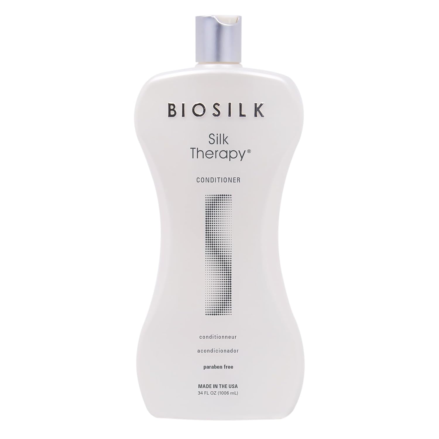Silk Therapy Conditioner, Moisturizes & Conditions Hair for Incredible Shine, Detangles & Provides Heat Protection, Sulfate-Free, Paraben-Free, Cruelty-Free, 34 Oz