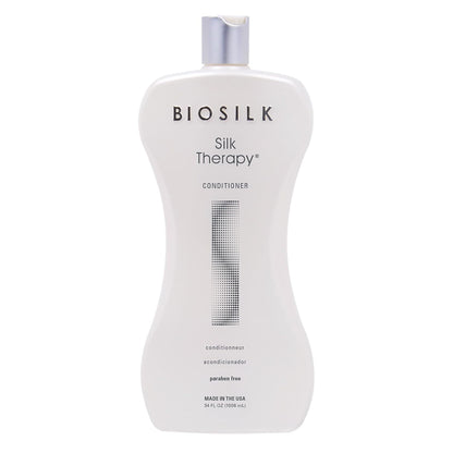 Silk Therapy Conditioner, Moisturizes & Conditions Hair for Incredible Shine, Detangles & Provides Heat Protection, Sulfate-Free, Paraben-Free, Cruelty-Free, 34 Oz
