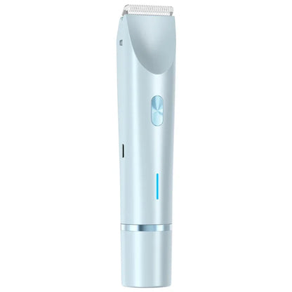 Dual Head Electric Hair Trimmer for Women - Rechargeable Wet/Dry Painless Shaver for Body and Sensitive Areas
