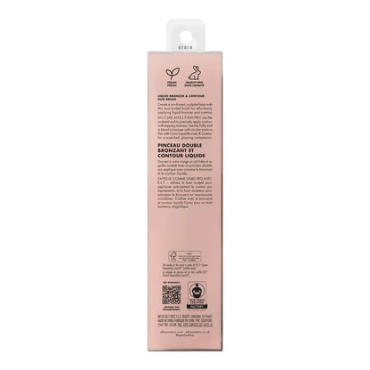 E.L.F. Liquid Bronzer & Contour Duo Makeup Brush: Nylon Bristles, Multi-Use, Travel Size