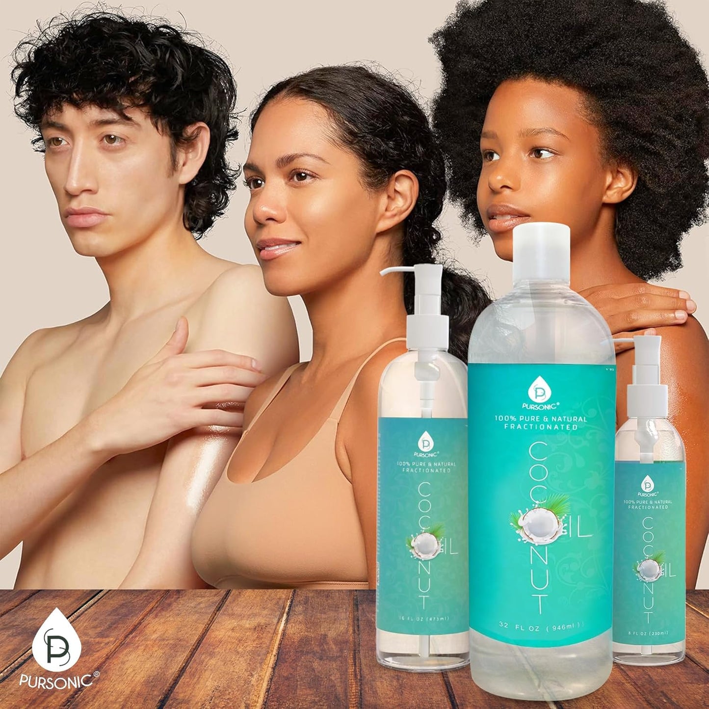 Pure Unscented Fractionated Coconut Oil - 32 Oz Multipurpose Oil for Skin, Hair, Body Massage & Makeup Removal - Carrier Oil for Essential Oils and Aromatherapy