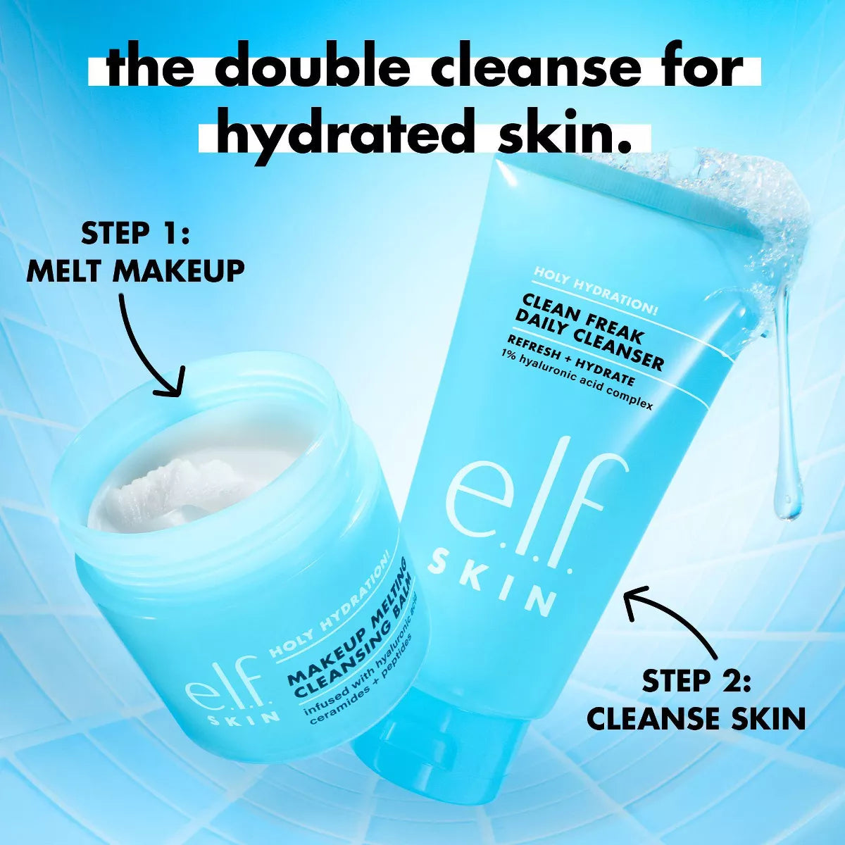 E.L.F. SKIN Holy Hydration! Clean Freak Daily Cleanser - 5.5Oz: Paraben-Free, Vegan, for Normal to Oily Skin