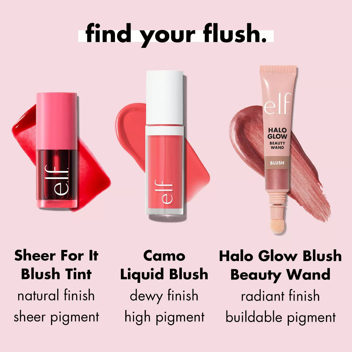 E.L.F. Sheer for It Blush Tint - Buildable Stain for Lips + Cheek - 0.22 Fl Oz