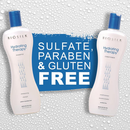 Hydrating Therapy Shampoo & Conditioner, Replenishes Hair Moisture & Coarse Hair, Sulfate, Paraben, & Cruelty-Free, 12 Oz (2 Count)