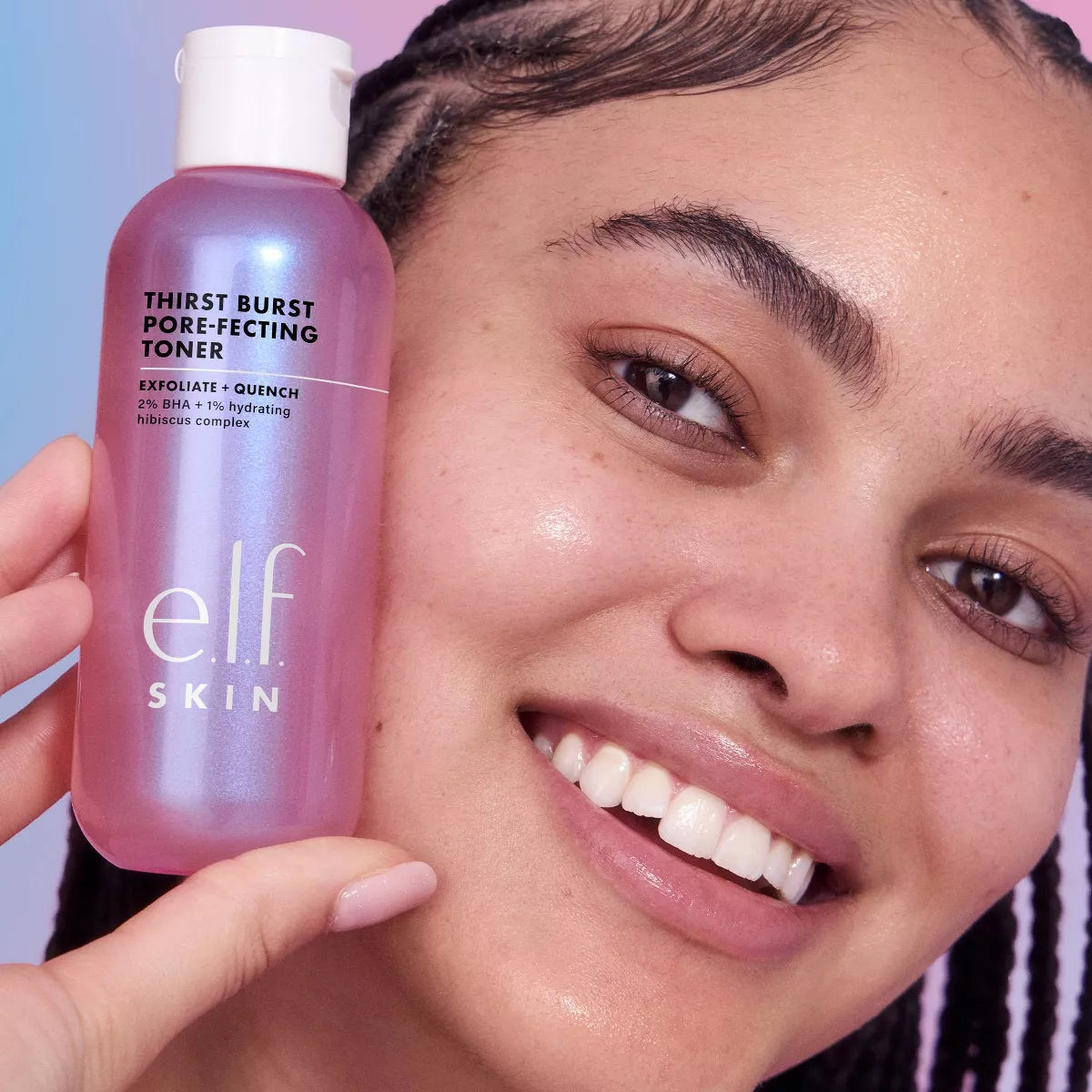 E.L.F. SKIN Thirst Burst Pore-Fecting Toner - 4.7 Fl Oz: Paraben-Free, Sulfate-Free, Vegan, for All Skin Types
