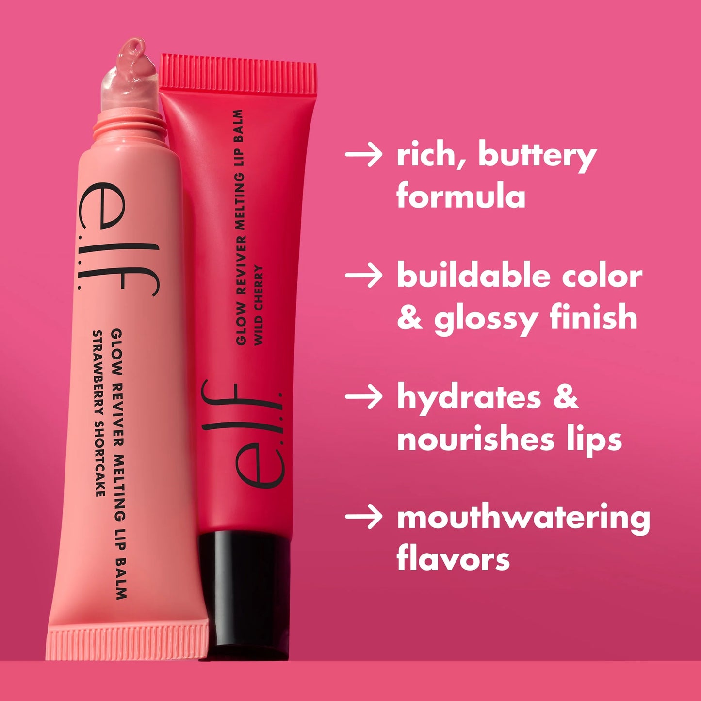 E.L.F. Glow Reviver Melting Lip Balm Vanilla Toffee