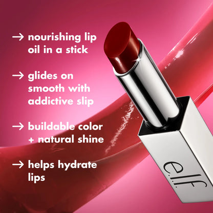 E.L.F. Glow Reviver Slipstick, Cherry on Top, 0.11 Oz